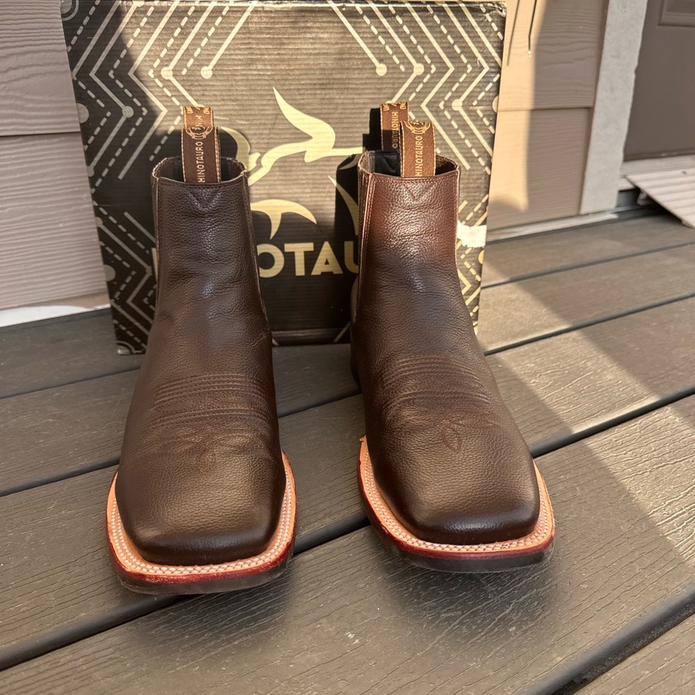Brown Leather Men's Boots